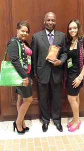 Author, Clemon Maddox showcasing his book entitled "Nesselorette-The Book" at the Alpha Kappa Alpha Sorority,Inc. Regional Conference Anatole Dallas